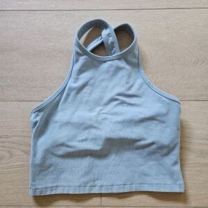 Beyond Yoga Blue Racerback Tank Top Size M